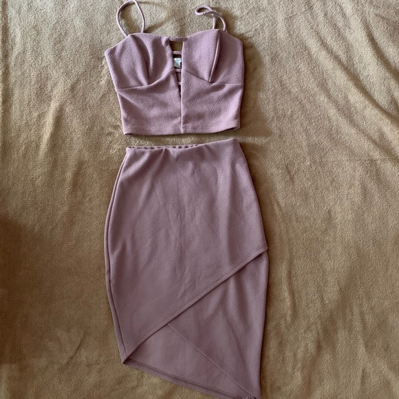 Charlotte Russe nude set dress - Picture 1 of 4